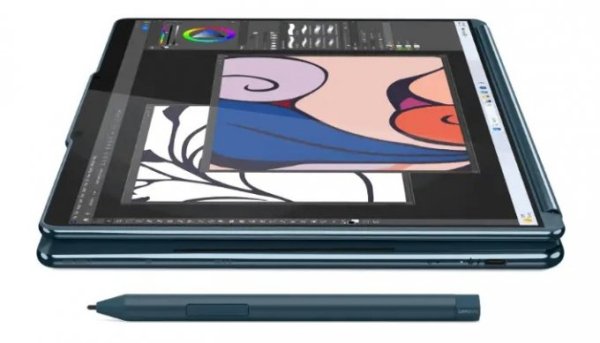 Опубликованы живые фото нового ноутбука Lenovo Yoga Book 9i с двумя экранами (3 фото)