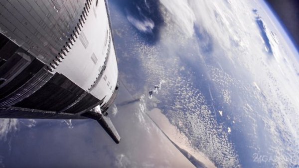 SpaceX показала лучшие кадры из космоса с девятого полёта Starship (4 фото)