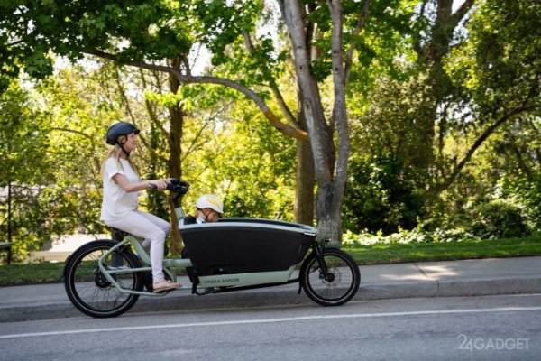 Новый электровелосипед Urban Arrow позволяет перевозить до четырёх детей (4 фото) Новый электровелосипед Urban Arrow позволяет перевозить до четырёх детей (4 фото)
