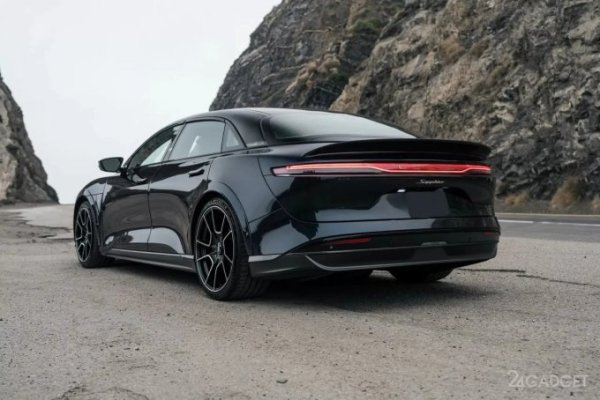 Электромобиль Lucid Air установил новый рекорд Гиннесса (3 фото) Электромобиль Lucid Air установил новый рекорд Гиннесса (3 фото)