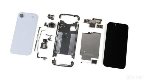 iFixit показала внутреннее устройство сверхтонкого iPhone Air и высоко оценила его ремонтопригодность (2 фото + видео)